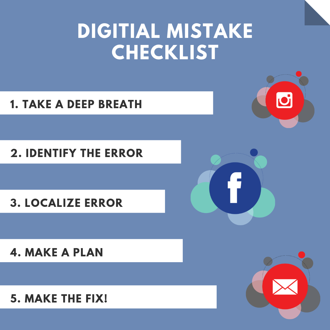 Checklist Incorrect Digital Mistake Checklist - Opine Source Academy